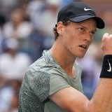 Jannik Sinner a souffert en début de match mardi à New York KEYSTONE/AP/Kirsty Wigglesworth